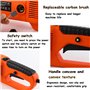 Fileteuse électrique pour tubes, machine à fileter portative robuste avec 6 matrices et boîte à outils, kit de filetage à clique