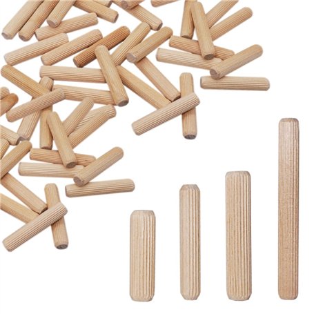 Lot de 400 chevilles en bois 8 x 20 mm