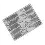 RTLR Goupille de Tube Crantée pour Montre, Kit d'assortiment de Pièces de Réparation, Goupille de Tube de Remplacement Portable 