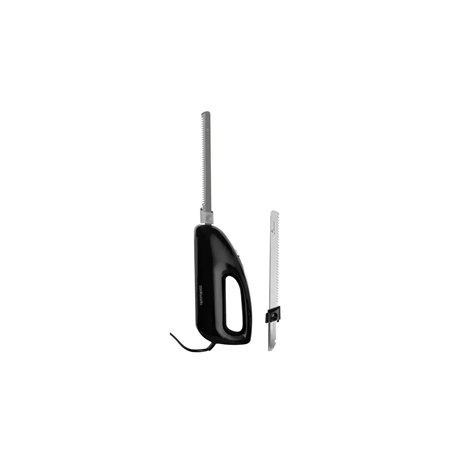 Martin Mart Cookworks Couteau électrique à 2 lames en acier inoxydable rapidement avec protection des doigts pour retirer la lam