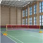 Filet De Badminton Autoportant Et Support