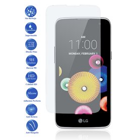 Todotumovil – Lot Pack de 3 x Films de protection d'écran en verre trempé verre 9H Premium pour LG Ascend K4