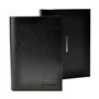 Charmoni Grand Classique Portefeuille en Cuir Protection RFID Blocage Homme (Noir 5612 Lisse)