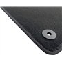 Tapis de Sol pour Opel Crossland-X à partir de 2017 - sur Mesure, antidérapant, Talonnette en Caoutchouc renforcé, Boutons de Fi