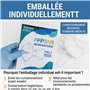 30 Masque FFP3 Certifiés CE, Masque 5 Couches Sans Valve, Masques de Protection Adulte contre les Poussières et les Particules, 