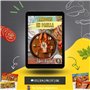 COMBOI Poêle à paella au gaz butane 40 cm, poêle à paella 42 cm et livre de recettes numérique, brûleur à gaz à trois fils.