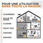 5cm x 4cm - Lot de 5 Pièces Rectangulaire compacte boîtes pour l'extérieur et l'intérieur