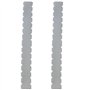 Protecteur pour raquette de padel transparent denté Lot de 2 unités dentées + autocollant de padel - Protecteur de raquette de p