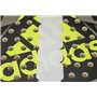 Protecteur pour raquette de padel transparent denté Lot de 2 unités dentées + autocollant de padel - Protecteur de raquette de p