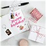 ZYNERY 20 Pcs Porte-Clés Photo, Personnalisé Porte-Clés Transparent en Acrylique pour Stocker des Photos, Key Chain double face 