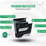 Bl4ckPrint Boîte aux lettres de qualité supérieure avec compartiment à journaux - Anthracite - Boîte aux lettres personnalisée a