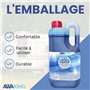 AWAKING Liquide WC Chimique Bleu 2L | Additif pour Réservoir d’Eaux Usées | Réduction des Odeurs et Décomposition des Matières |