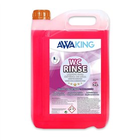 AWAKING Liquide WC Chimique Rinse 5L | Additif pour Réservoir Eau Propre | Rinçage Frais et Efficace | Réduit les Traces | Pour