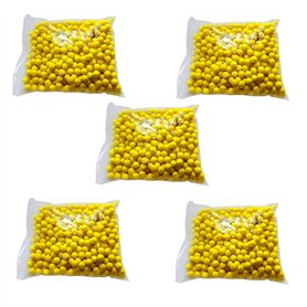 Lot de 5000 boules de paintball Calibre 68 remplies de gel biodégradable soluble dans l'eau