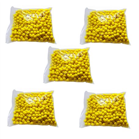 Lot de 5000 boules de paintball Calibre 68 remplies de gel biodégradable soluble dans l'eau