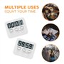 Minuteur de Cuisine numérique avec écran LCD Basse consommation, avec Fonction chronomètre, Dos magnétique, Support Pliable, Ala