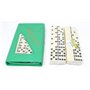 domino poker 28 pièces Double 6 points. domino pour adultes 16x11x2.5cm