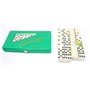 domino poker 28 pièces Double 6 points. domino pour adultes 16x11x2.5cm
