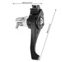 WOWOWO Levier d'accélérateur Universel pour Tondeuse à Gazon avec vis adaptée pour Tondeuse de Guidon 23-27mm