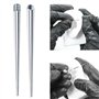 Yisawroy Kit d'étirement en acier inoxydable pour écarteur d'oreille et nez 16 g 14 g