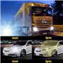 Kolnaix O³ Surlunettes de Conduite Jaunes - Adaptable aux différents types de montures - Conduite de nuit