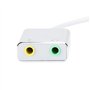 Cuifati Adaptateur Audio USB C Carte Son Stéréo Externe avec Prise Casque et Microphone 3,5 Mm pour Windows, Mac, Linux, PC, Ord
