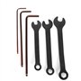 Shanrya Kit d'outils pour machine à coudre surjeteuse, vis brosse, tournevis cruciforme/à fente, clés pour machine à coudre surj