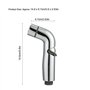 Pulvérisateur de Toilette pour Bidet, Douchette pour Bidet Pulvérisateur à Main Douchette WC Bidet de Toilette en ABS Durable po