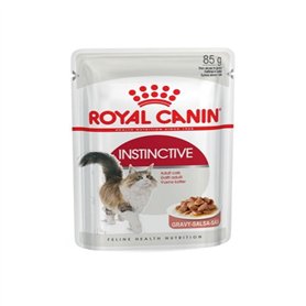 Royal Canin Instinctive Gravy | 12 x 85 g | Nourriture humide pour chats adultes | Petits morceaux en sauce | Pour soutenir un m
