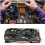 Oreb Carte Graphique RX 580, Carte Graphique GDDR5 8GB 256Bit PCI Express 3.0 x 16 Dual Fan, Carte vidéo de Jeu Bureau 8K, Suppo