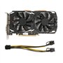Oreb Carte Graphique RX 580, Carte Graphique GDDR5 8GB 256Bit PCI Express 3.0 x 16 Dual Fan, Carte vidéo de Jeu Bureau 8K, Suppo