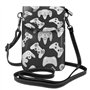 Sac à bandoulière en cuir avec motif manette de jeu pour téléphone