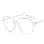 kdjsic Cadre de lunettes surdimensionné Anti-lumière bleue pour femmes et hommes lunettes de lunettes optiques carrées monture d