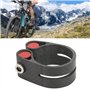 Pinces de Tige de Selle de Vélo Résistantes à l'usure d'ouverture Noire