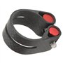 Collier de Serrage de Tige de Selle de Vélo de Montagne, Pinces de Tige de Selle de Vélo Résistantes à l'usure d'ouverture Noire