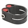 Collier de Serrage de Tige de Selle de Vélo de Montagne, Pinces de Tige de Selle de Vélo Résistantes à l'usure d'ouverture Noire