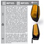 Lampe LED clignotante de signalisation multivoltage pour porte automatique de garage
