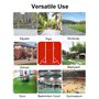 WDJBPSH Ensembles de Badminton de Voyage pour Les Cours avec Filet, À Toute Épreuve Équipement de Formation pour Les Débutants E