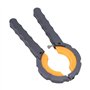 Ouvre-lunette de montre, outil de retrait de lunette en alliage de clé, coffre-fort avec boîte de rangement en plastique pour la