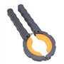 Ouvre-lunette de montre, outil de retrait de lunette en alliage de clé, coffre-fort avec boîte de rangement en plastique pour la