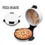 forplubossmmp Machine À Pizza Électrique 2000W, Four À Pizza De Comptoir 30 Cm, Machine À Pain pour La Maison, Cuisinière À Pizz