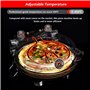 forplubossmmp Four À Pizza Automatique avec Minuterie | Machine À Pizza Électrique avec Température 0-450℃ | Machine À Pain À Pi