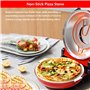 forplubossmmp Four À Pizza Automatique avec Minuterie | Machine À Pizza Électrique avec Température 0-450℃ | Machine À Pain À Pi