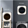 CYMYYDS Mini Machine à Laver Automatique 3.5 L, Sèche-Linge avec Corps Intérieur en Acier Inoxydable, Essoreuse Compacte, Faible