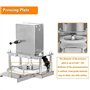 Presse à pizza Presse à tortilla électrique Max 8,66" Presse à pâte à pizza domestique Pression de 661 lb Convient pour pizza, t