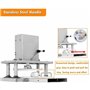 Presse à pizza Presse à tortilla électrique Max 8,66" Presse à pâte à pizza domestique Pression de 661 lb Convient pour pizza, t