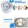 Machine à Glace Italienne 1000 ML, Préparation Rapide en 10 Minutes, pour La Maison, La Cuisine Et La Maison