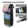 Petit sac à main pour téléphone portable avec motif manette de jeu bleue – Sangle réglable pour femmes et adolescentes – Idéal p