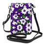 Petit sac à main pour téléphone portable avec motif manette de jeu bleue – Sangle réglable pour femmes et adolescentes – Idéal p
