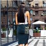 Petit sac à main pour téléphone portable avec motif manette de jeu bleue – Sangle réglable pour femmes et adolescentes – Idéal p